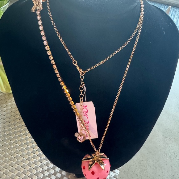 Betsey Johnson Pink Strawberry - Picture 4 of 8